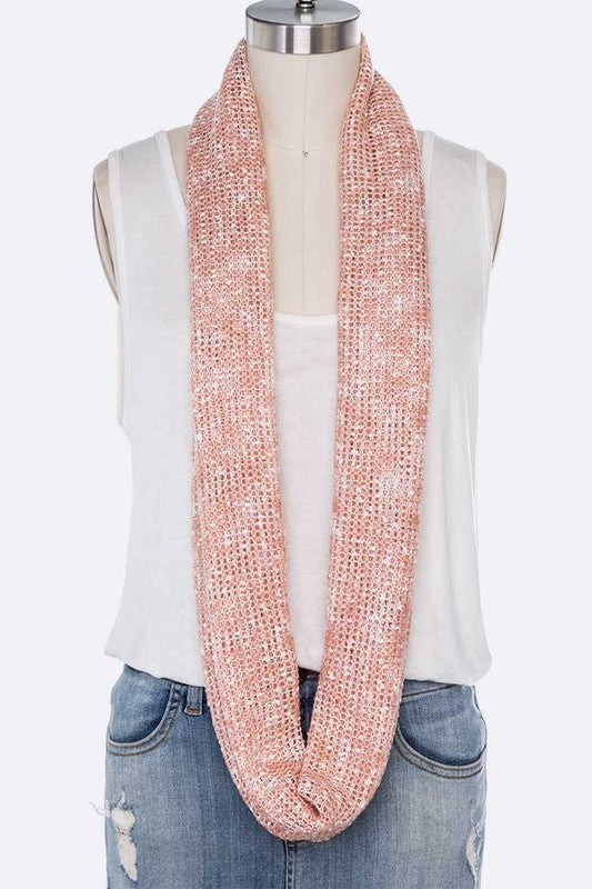 Women's Loose Knit Infinity Scarf