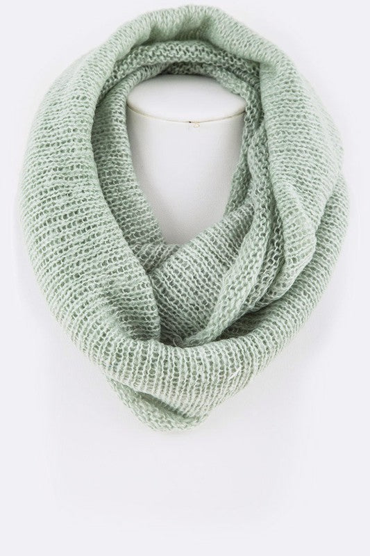 Women's Loose Knit Infinity Winter Scarf