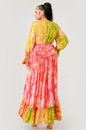 Women's Sunset Breeze Tiered Maxi Dress