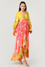 Women's Sunset Breeze Tiered Maxi Dress