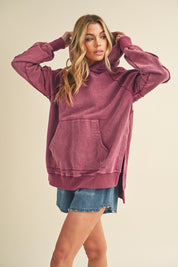 Women's Relaxed Washed Cotton Hoodie