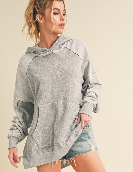 Women's Relaxed Washed Cotton Hoodie