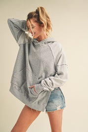 Women's Relaxed Washed Cotton Hoodie