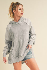 Women's Relaxed Washed Cotton Hoodie