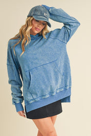 Women's Relaxed Washed Cotton Hoodie