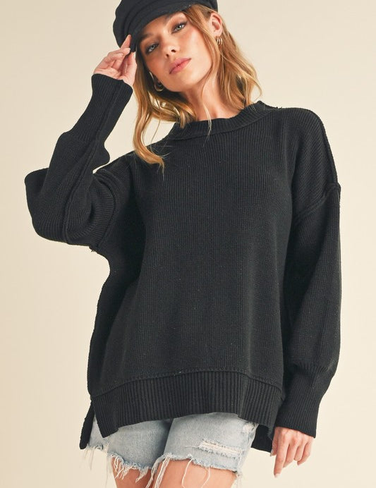 Women's Boxy Slouchy Pullover Sweater