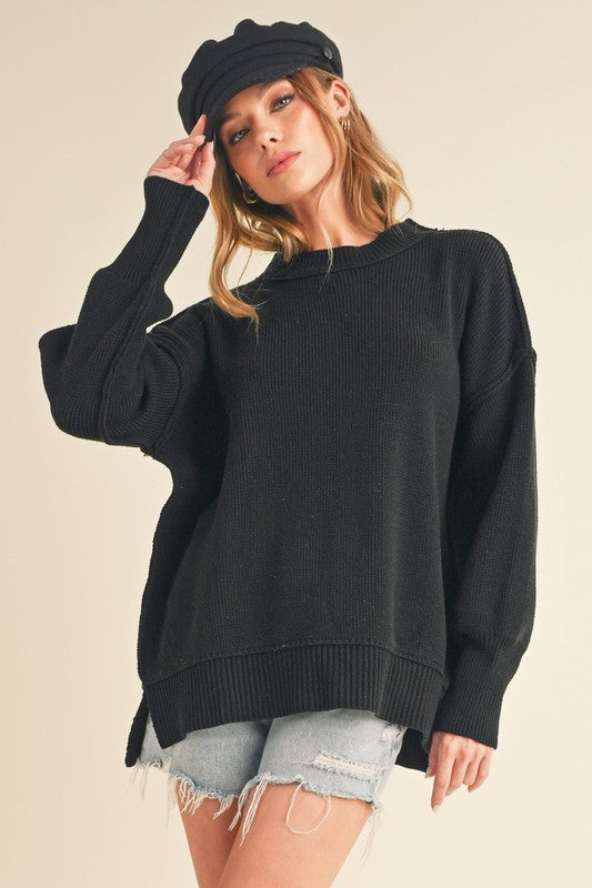 Women's Boxy Slouchy Pullover Sweater