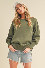 Women's Boxy Slouchy Pullover Sweater