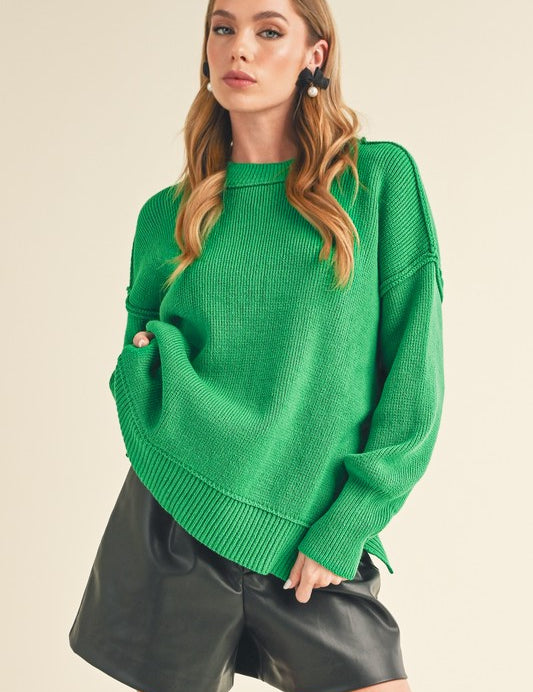 Women's Boxy Slouchy Pullover Sweater