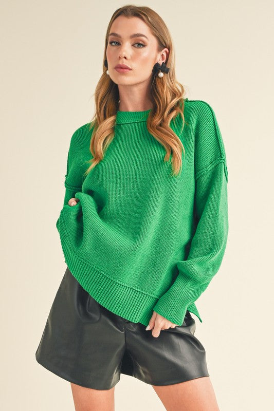 Women's Boxy Slouchy Pullover Sweater