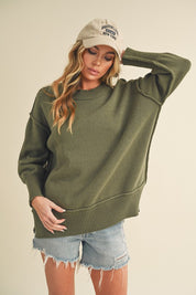 Women's Boxy Slouchy Pullover Sweater