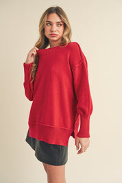 Women's Boxy Slouchy Pullover Sweater