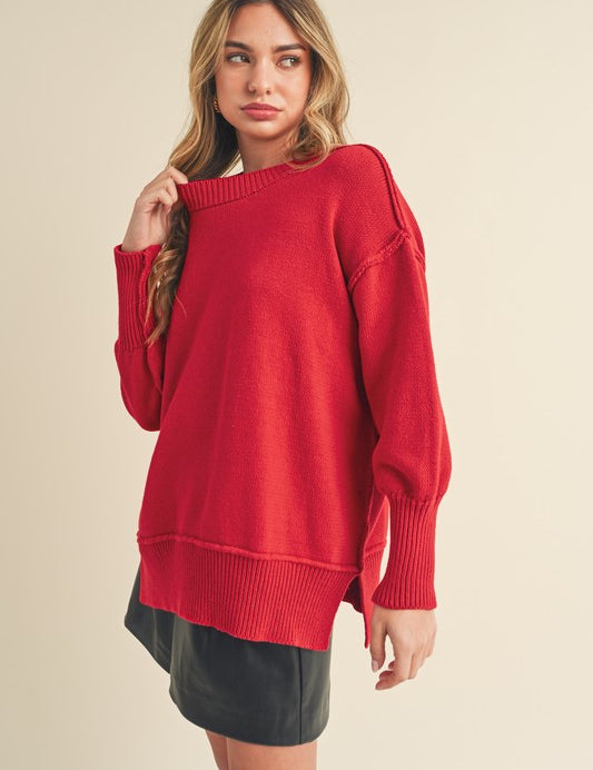 Women's Boxy Slouchy Pullover Sweater