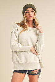 Women's Boxy Slouchy Pullover Sweater