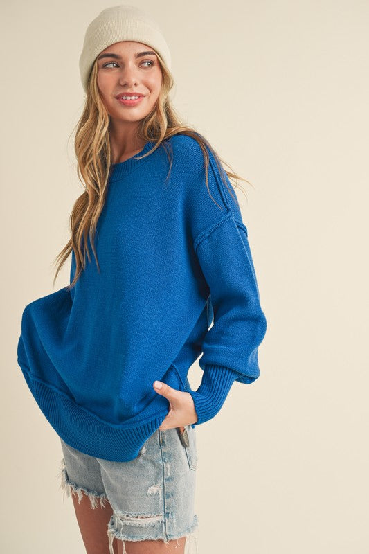 Women's Boxy Slouchy Pullover Sweater