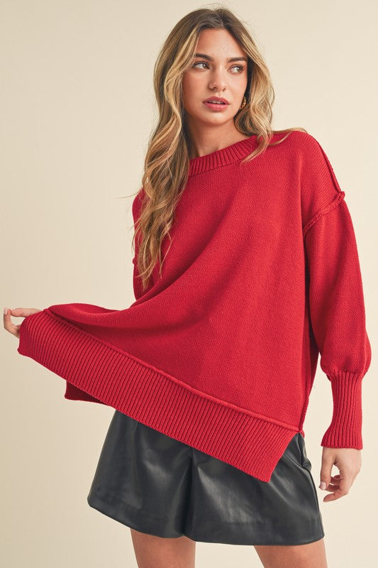 Women's Boxy Slouchy Pullover Sweater