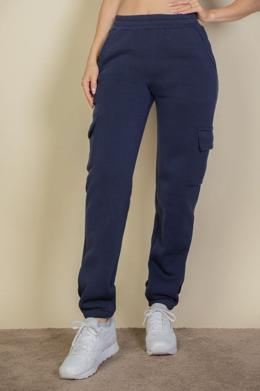 Women's Casual Jogger Sweatpants with Side Pockets