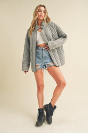 Women's Oversized Quilted Cotton Dixie Jacket