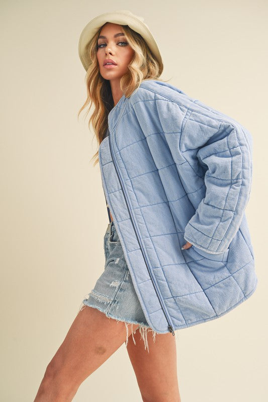 Women's Oversized Quilted Cotton Dixie Jacket