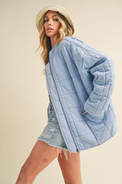 Women's Oversized Quilted Cotton Dixie Jacket