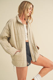 Women's Oversized Quilted Cotton Dixie Jacket