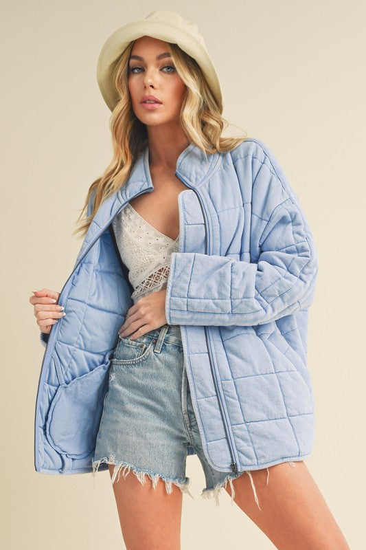 Women's Oversized Quilted Cotton Dixie Jacket