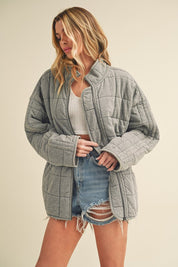 Women's Oversized Quilted Cotton Dixie Jacket