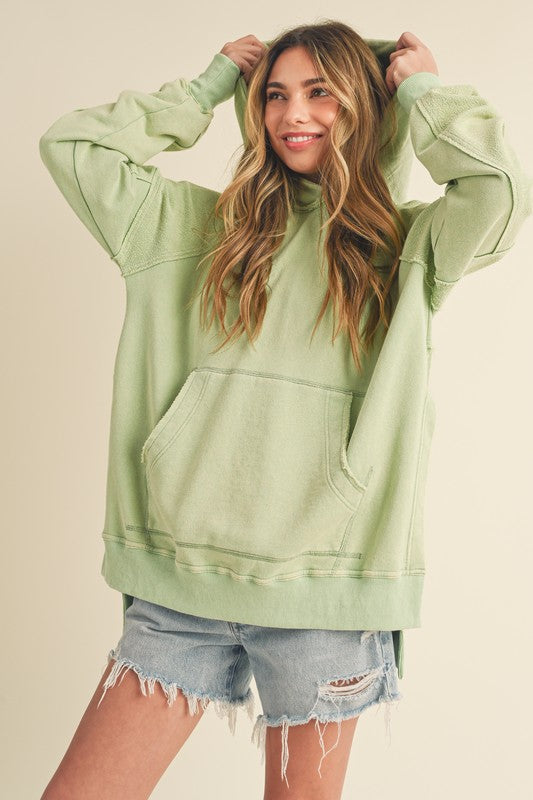 Women's Relaxed Washed Cotton Hoodie