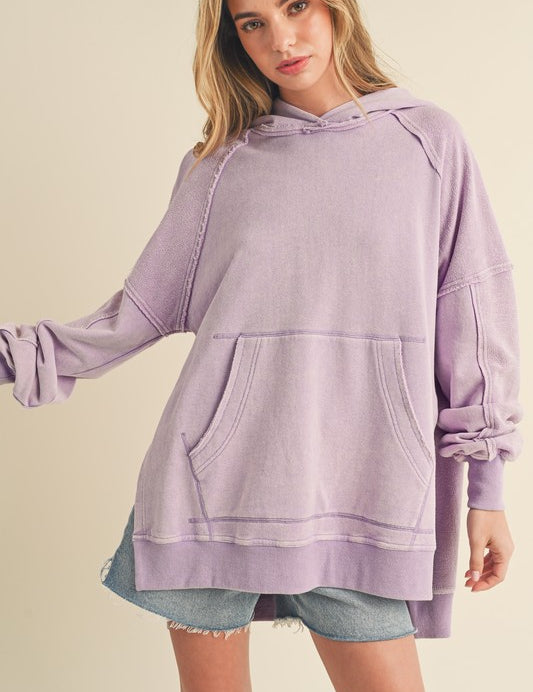 Women's Relaxed Washed Cotton Hoodie