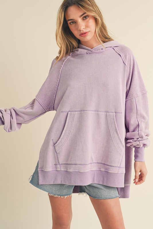 Women's Relaxed Washed Cotton Hoodie