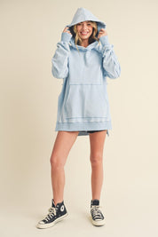 Women's Relaxed Washed Cotton Hoodie