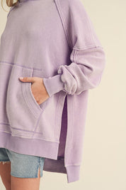 Women's Relaxed Washed Cotton Hoodie