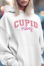 Unisex Oversized Valentine Cupid Graphic Hoodie