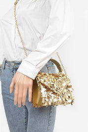 Women's Large Sequin Crossbody Swing Bag