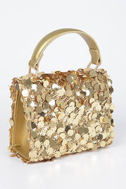 Women's Large Sequin Crossbody Swing Bag