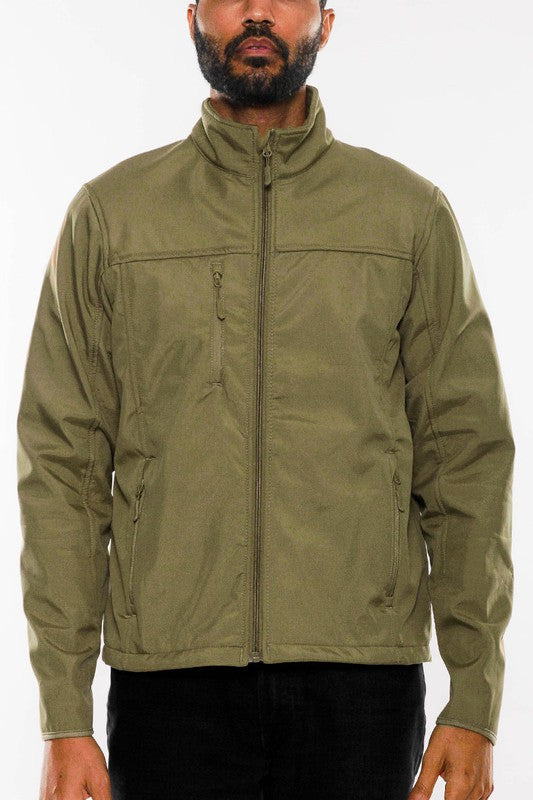 Men's Soft Shell Regular Fit Storm Tech Jacket