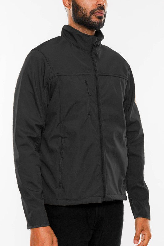 Men's Soft Shell Regular Fit Storm Tech Jacket