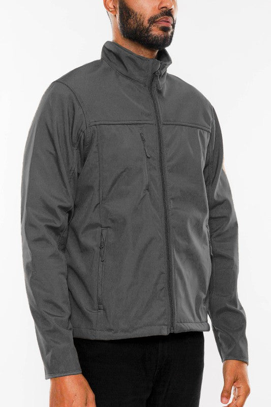 Men's Soft Shell Regular Fit Storm Tech Jacket