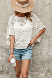 Women's Open Knit Top