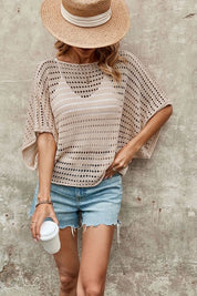 Women's Open Knit Top