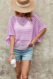 Women's Open Knit Top