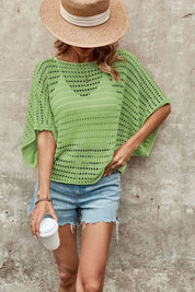 Women's Open Knit Top