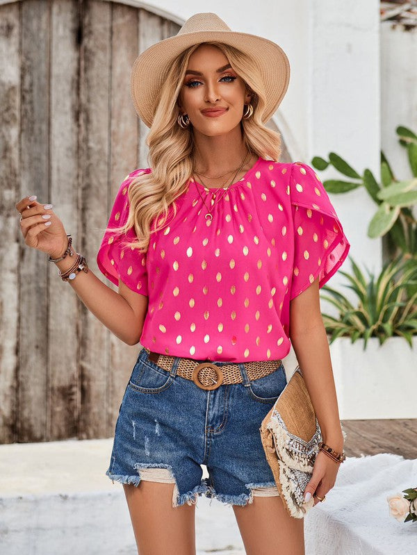 Women's Polka Dot Blouse