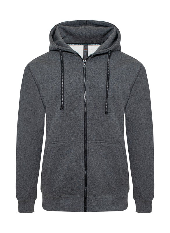 Men's Heavyweight Zippered Fleece Hoodie