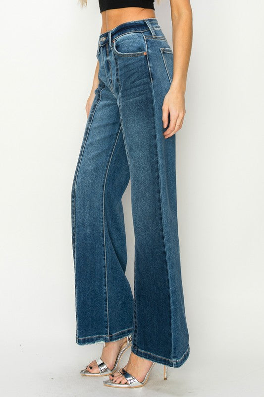 Women's High Rise Relaxed Flare Jeans