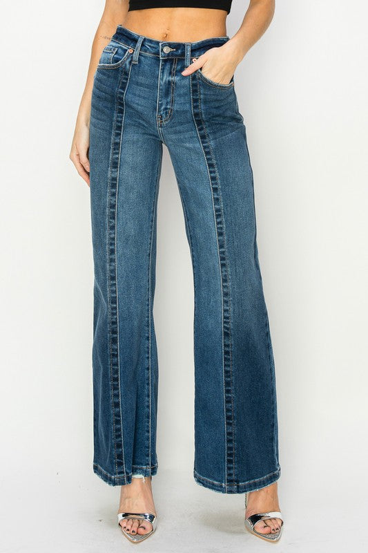 Women's High Rise Relaxed Flare Jeans