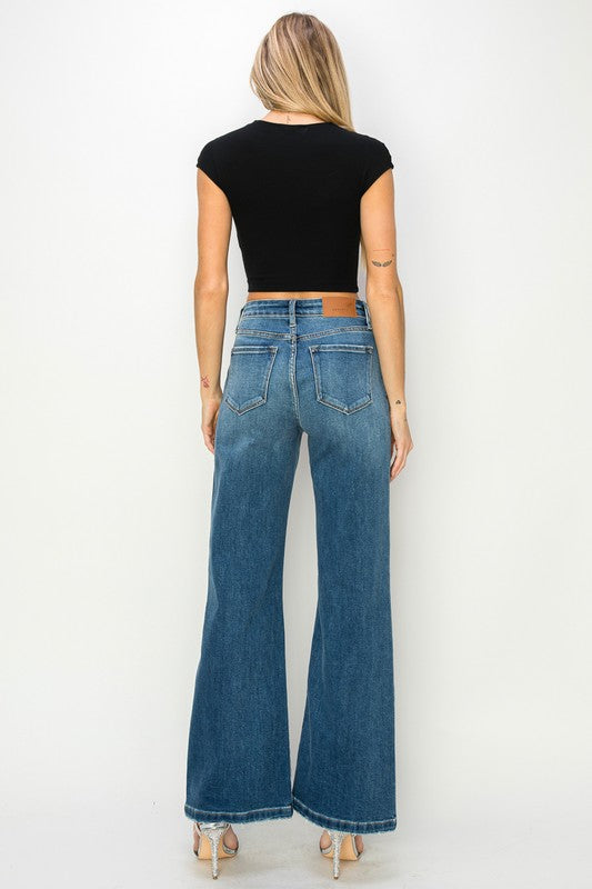 Women's High Rise Relaxed Flare Jeans