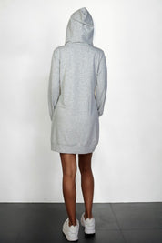 French Terry Hoodie Dress