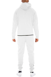 Men's Full Zip Track Set with Elastic Waist Pants