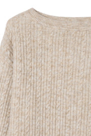 Women's Oversize Cable Knit Sweater